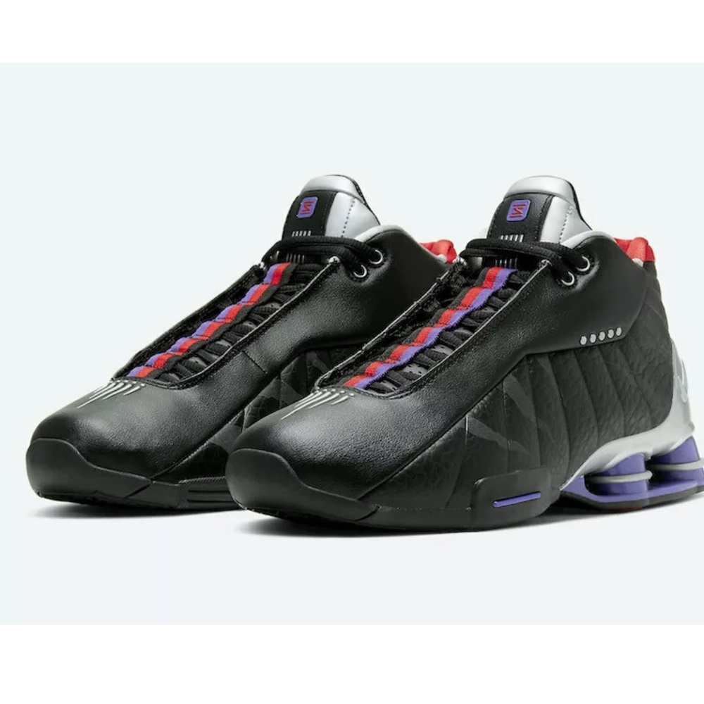 Nike Shox BB4 QS Raptors Mens Black Silver CD9335